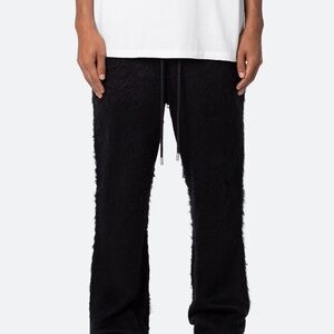 mnml Fuzzy Sweatpants - Black Size MBlack / M